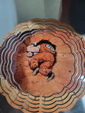 Yamcha 8 inch wind spinner - iconic death pose crater view