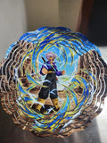 Trunks 8 inch wind spinner - sword stance with swirling energy aura