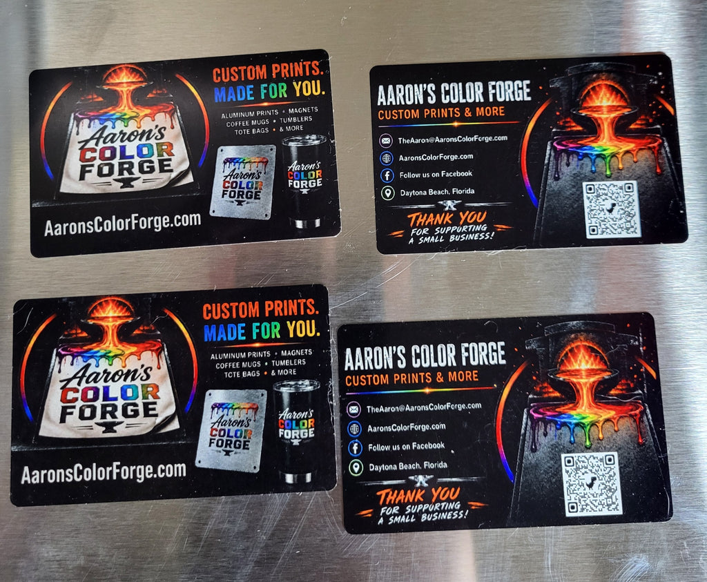 Aluminum Business Cards