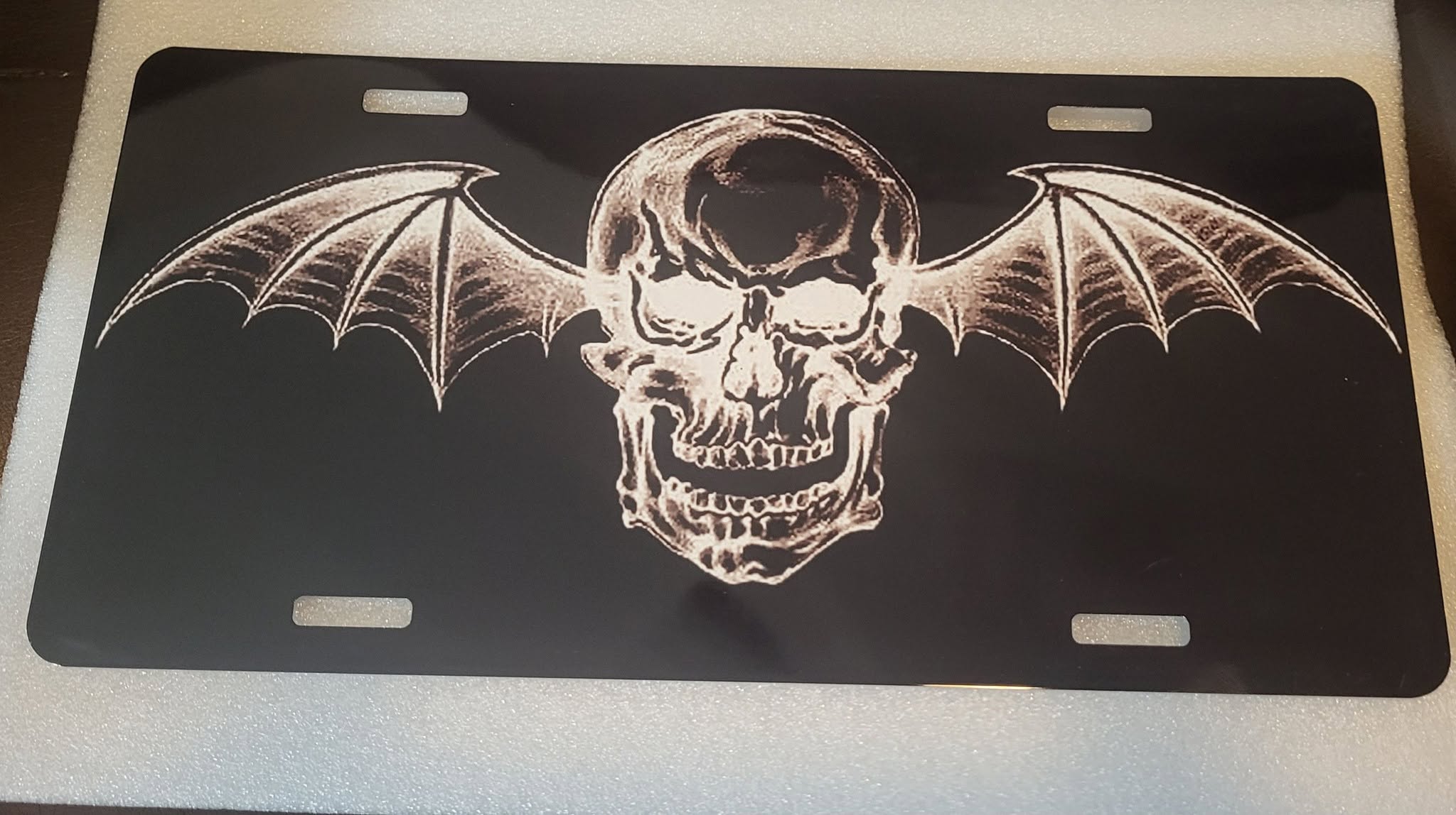 Blank Vanity License Plate