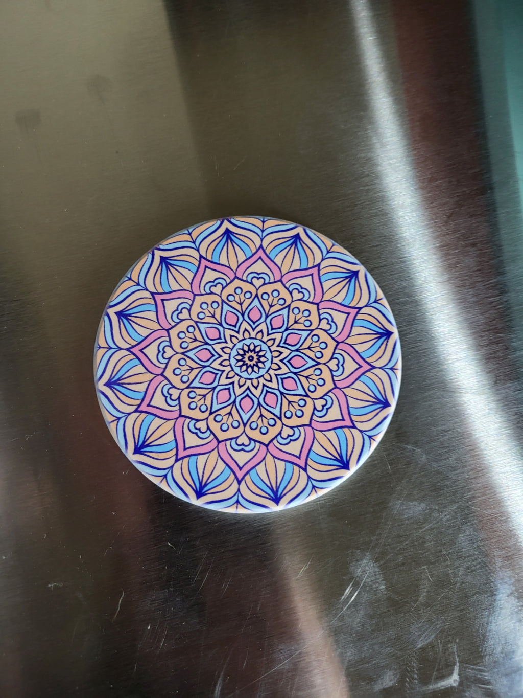 Ceramic Coaster Blank — Round or Square 4 Pack