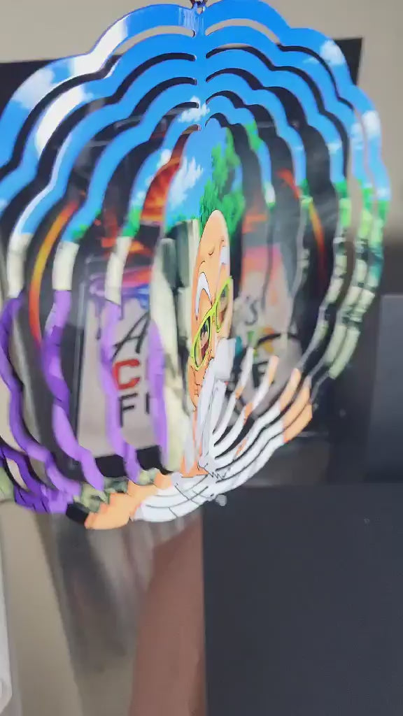 Master Roshi 8" Wind Spinner – Iconic Nosebleed