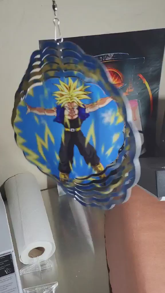 Trunks 8" Wind Spinner – Power Up