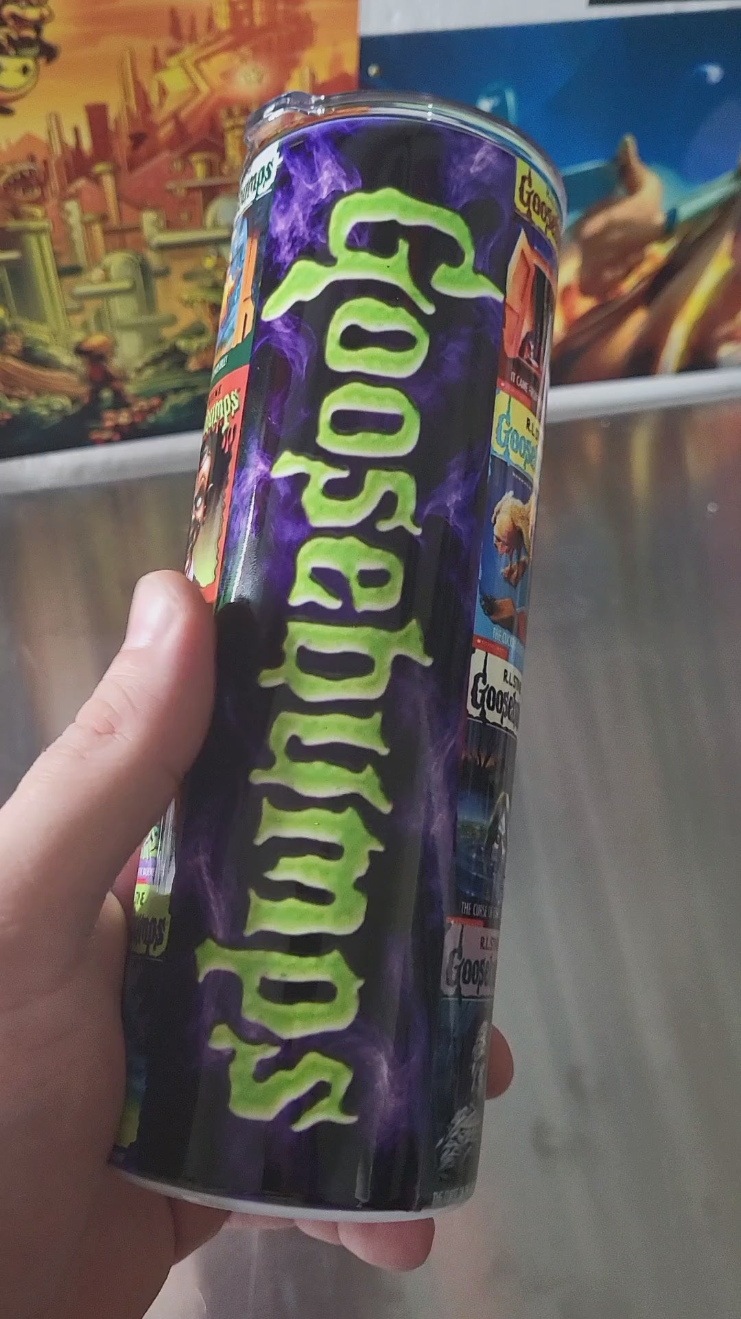 Goosebumps Themed Tumbler